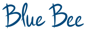 blue bee suchy las logo